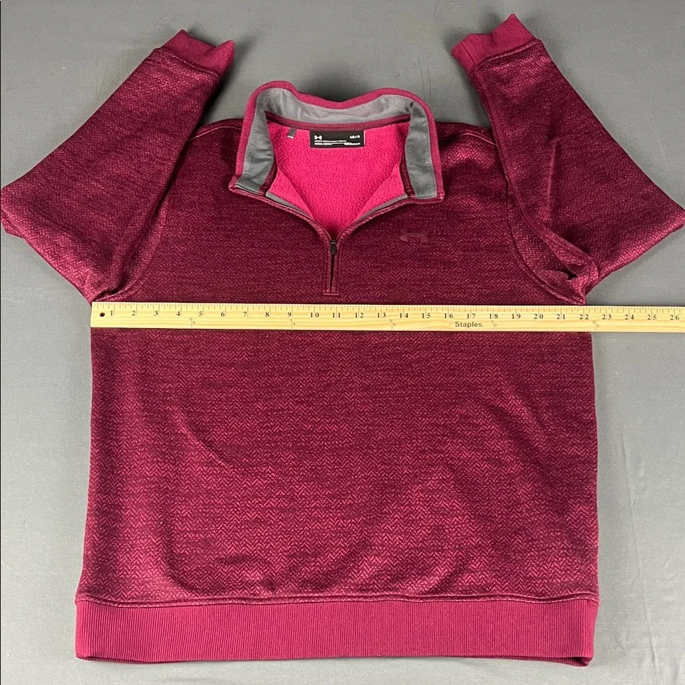 Under Armour Men’s Large Burgundy Long Sleeve Sweatshirt‎